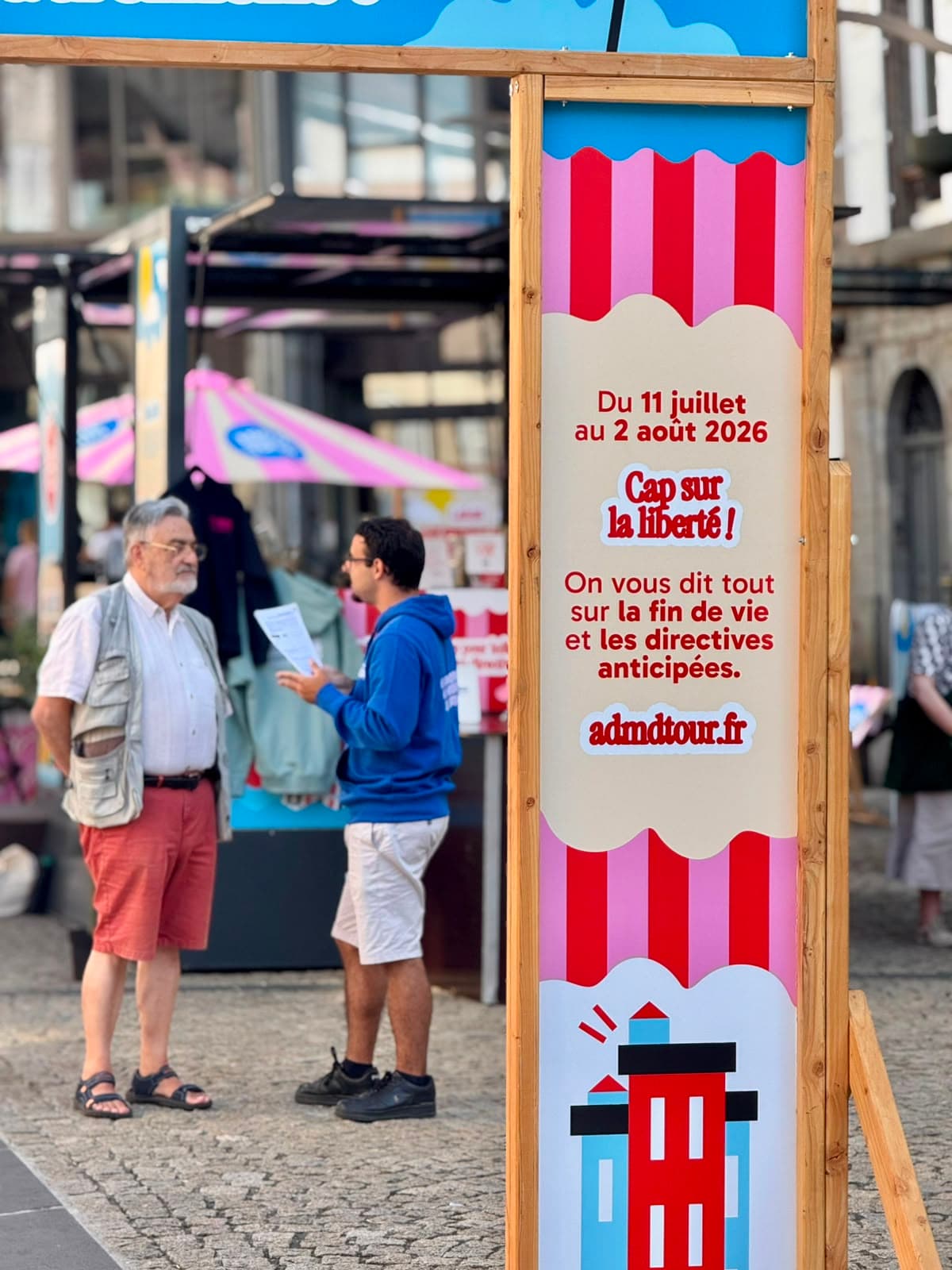 Retour en image de l'étape