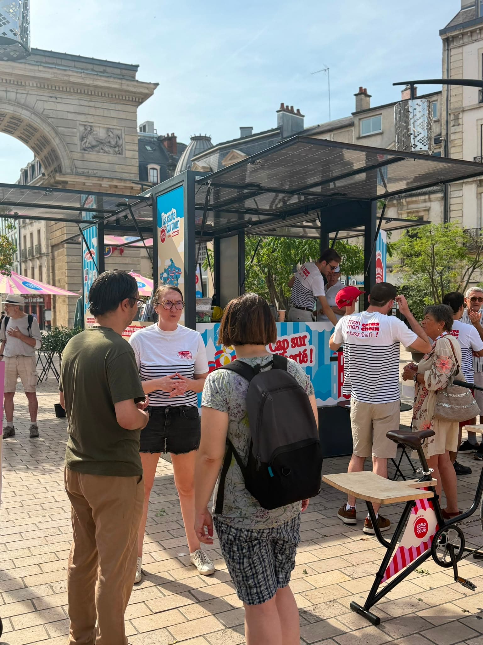 Retour en image de l'étape