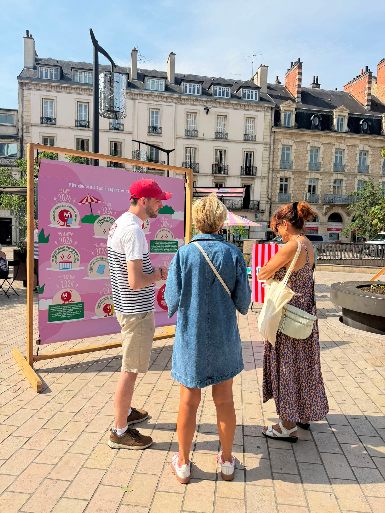 Retour en image de l'étape
