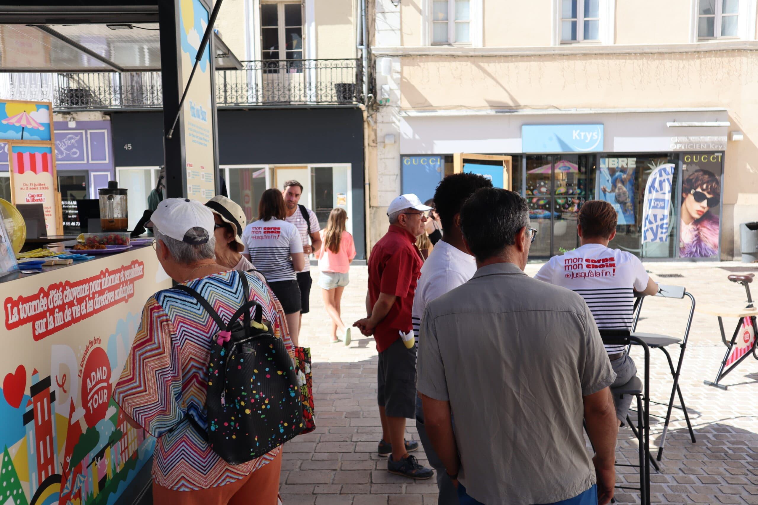 Retour en image de l'étape